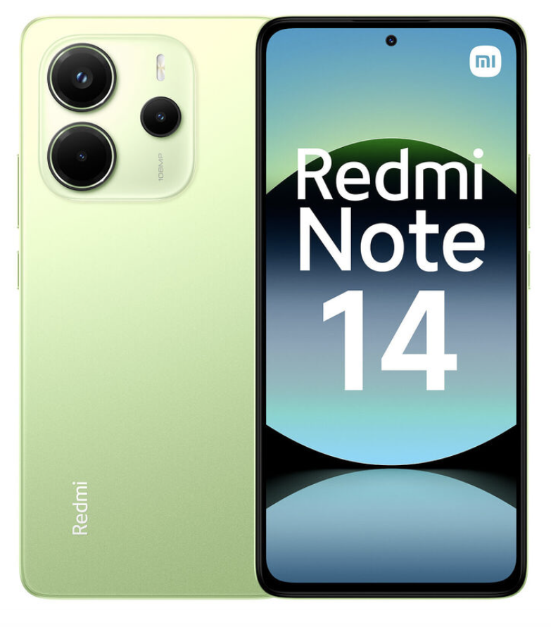 Смартфон Xiaomi Redmi Note 14 4G 8/256 ГБ Зеленый (NFC)