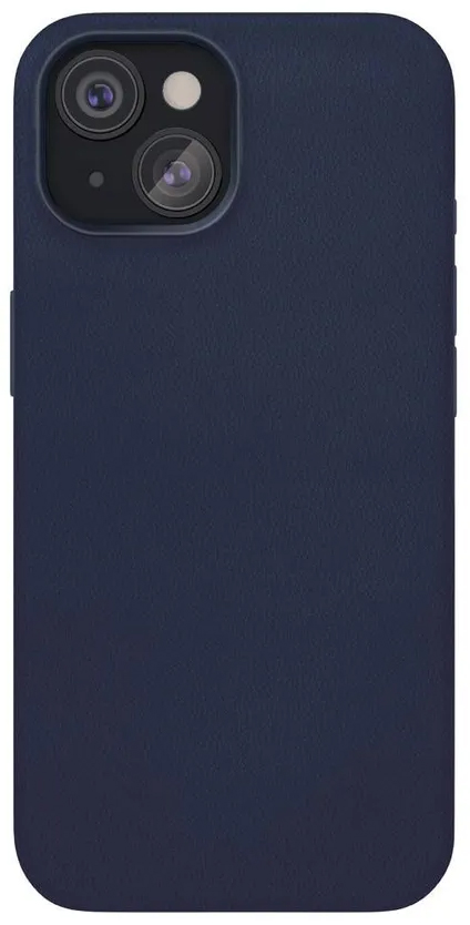 Чехол VLP Ecopelle Case (MagSafe) для iPhone 15 синий