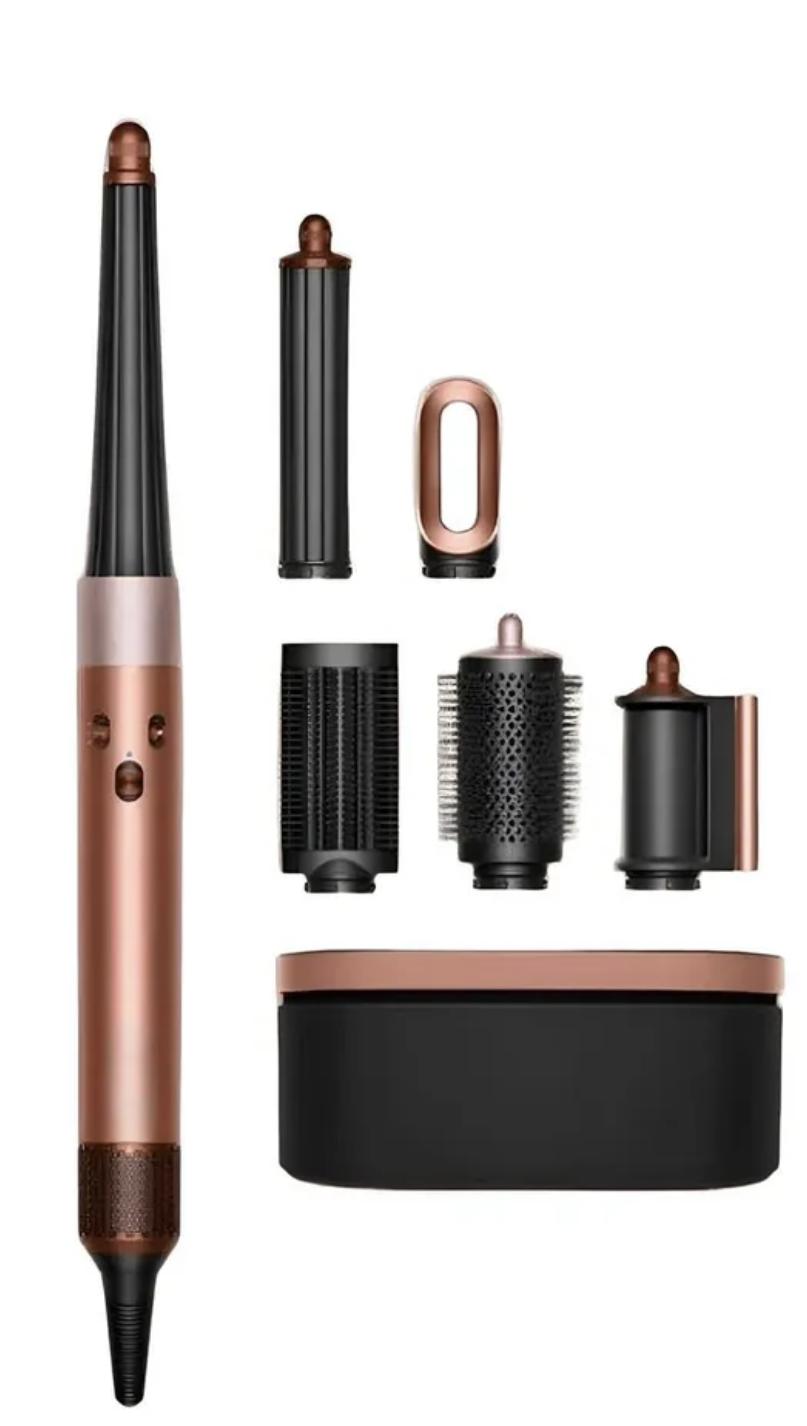 Стайлер Dyson Airwrap i.d. Straight+Wavy HS08 (Amber Silk) вилка с переходником