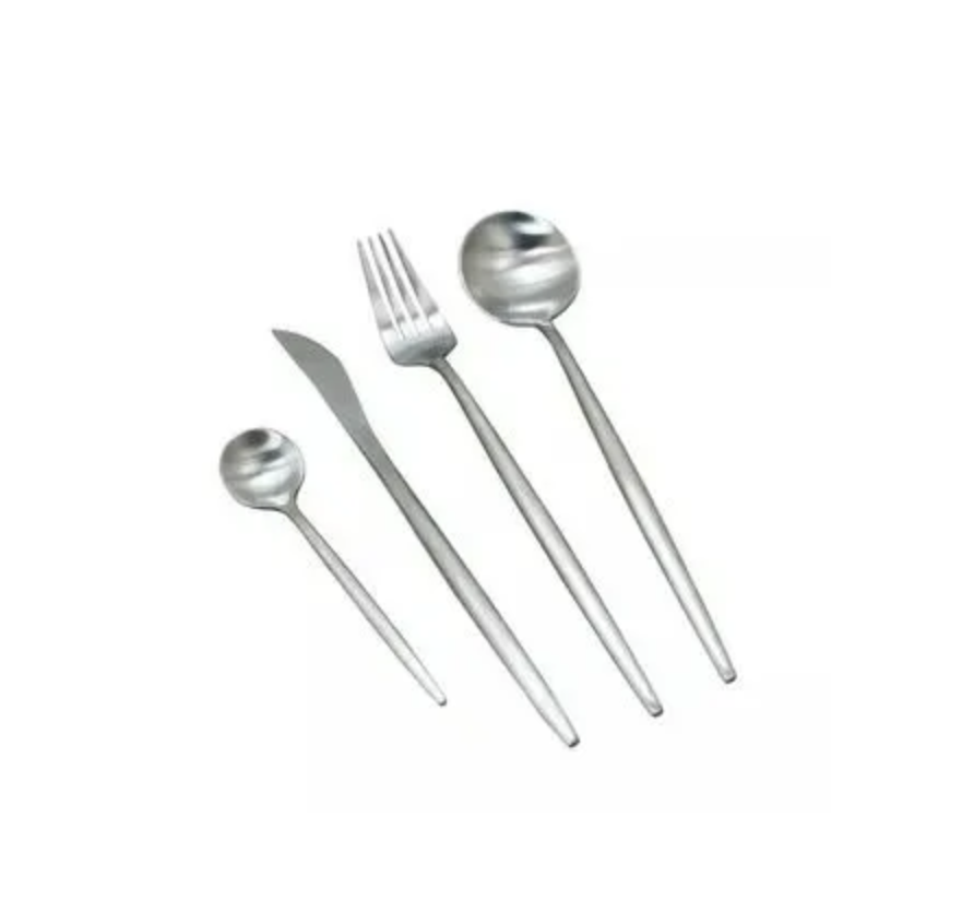 Набор столовых приборов Xiaomi Maison Maxx Stainless Steel Modern Flatware Set серебристый
