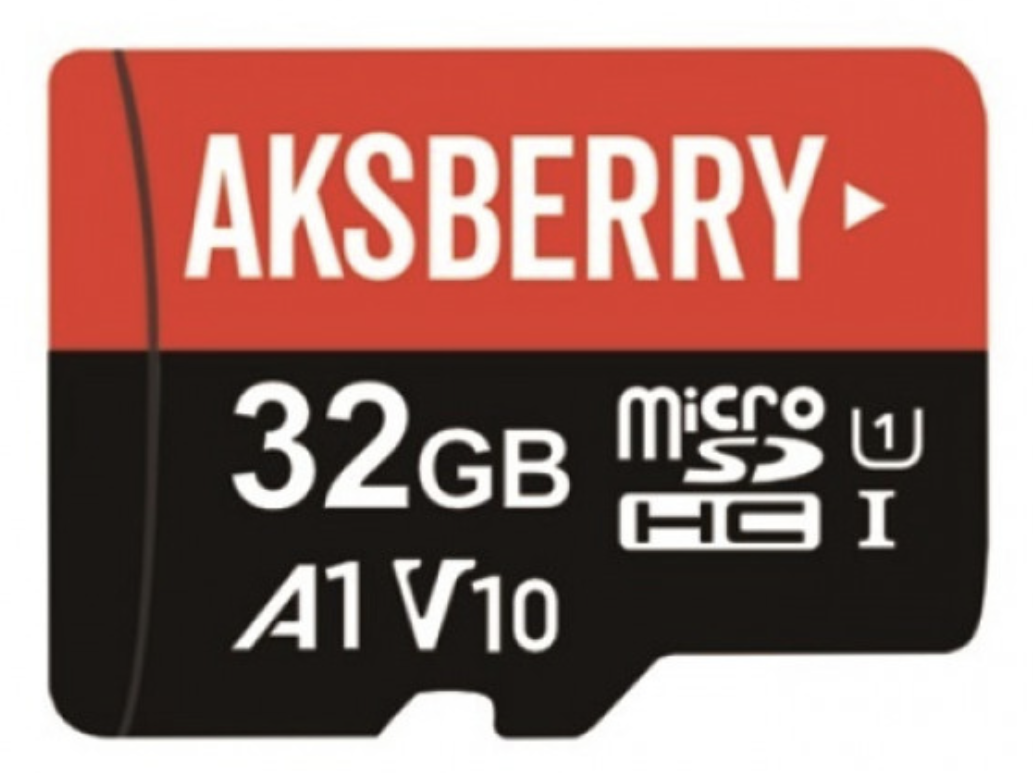 Карта памяти Aksberry microSDHC 32 ГБ [A1, Class 10, UHS-I]