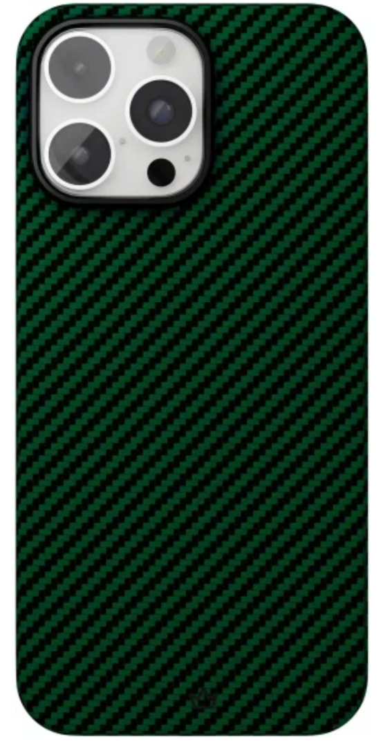 Чехол VLP Kevlar Case (MagSafe) для iPhone 16 Pro зеленый