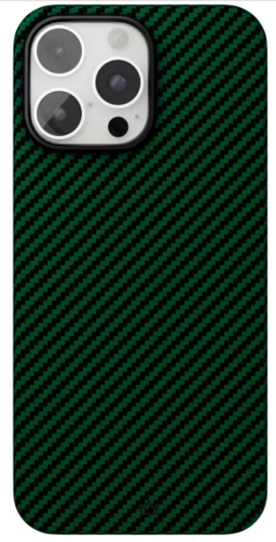 Чехол VLP Kevlar Case (MagSafe) для iPhone 16 Pro Max зеленый